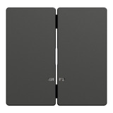 Merten Doppelwippe für Serien- und Doppeltaster-Einsatz, 2-fach, Abdeckung anthrazit, Retail