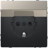 Merten Schutzkontaktsteckdose mit Klappdeckel Retail