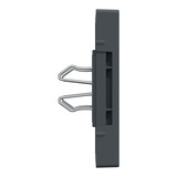 Merten Zentralplatte für Signalgeber aus Thermoplast matt anthrazit, Retail