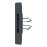 Merten Zentralplatte für Signalgeber aus Thermoplast matt anthrazit, Retail