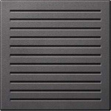 Merten Zentralplatte für Signalgeber aus Thermoplast matt anthrazit, Retail