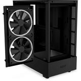 NZXT H5 Elite All Black, Tower-Gehäuse schwarz, Tempered Glass