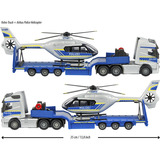 Simba Volvo Truck + Airbus Police Helicopter, Spielfahrzeug 