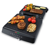 Steba Kontaktgrill FG 75 schwarz/edelstahl