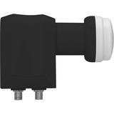 TechniSat Universal Twin Low Noise Block Converter, LNB schwarz, Retail