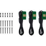 Thermaltake CT140 EX ARGB Sync PC Cooling Fan Racing Green, Gehäuselüfter grün, 3er-Pack, 140 mm
