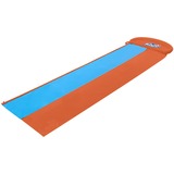 Bestway H2OGO! Doppel-Wasserrutsche, Wasserspielzeug orange/blau, 488 x 138 cm