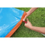 Bestway H2OGO! Doppel-Wasserrutsche, Wasserspielzeug orange/blau, 488 x 138 cm