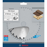 Bosch PRO Wood Kreissägeblatt, Ø 150mm, 24Z Bohrung 20mm, für Handkreissägen