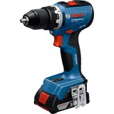 Bosch Professional Akku-Bohrschrauber GSR 18V-65 Professional, 18Volt blau, 2x Li-Ion Akku 5,0Ah, in L-BOXX