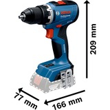 Bosch Professional Akku-Bohrschrauber GSR 18V-65 Professional, 18Volt blau, 2x Li-Ion Akku 5,0Ah, in L-BOXX