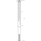 Bosch Professional EXPERT Hammerbohrer SDS-plus-7X, Ø 22mm Arbeitslänge 200mm