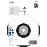 Bosch Professional PRO Backing Pad, Stützteller für Fiberschleifscheiben 125mm, M14, Schleifteller weich, für Winkelschleifer mit Spannmutter