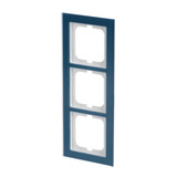 Busch-Jaeger Abdeckrahmen 3-fach, Abdeckung blau, Retail