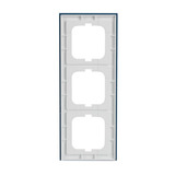 Busch-Jaeger Abdeckrahmen 3-fach, Abdeckung blau, Retail