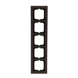 Busch-Jaeger Abdeckrahmen 5-fach, Abdeckung braun, Retail