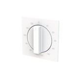 Busch-Jaeger Zentralscheibe mit Aufdruck, Abdeckung weiß, Retail