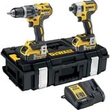 DEWALT Akku-Schlagbohrschrauber DCK266P2 Set, 18V, 2-tlg. gelb/schwarz, 2x Akku 5Ah inkl. Akku-Schlagschrauber, in Tough Box