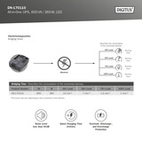 Digitus All-in-One USV, 600VA/360Watt schwarz