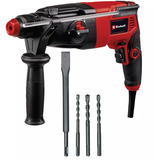 EINHELL Bohrhammer TC-RH 620 4F Kit schwarz/rot, 620 Watt, E-Box Basic, inkl. Bohrer und Meißel