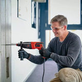 EINHELL Bohrhammer TC-RH 620 4F Kit schwarz/rot, 620 Watt, E-Box Basic, inkl. Bohrer und Meißel