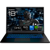 GIGABYTE GAMING A18 PRO DYJ, Gaming-Notebook schwarz, Intel® Core™ 7 240H, NVIDIA GeForce RTX 5080, 32 GB DDR5, 1 TB (1 TB SSD), Windows 11 Home
