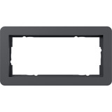 Gira Abdeckrahmen zwei fach anthrazit, Retail