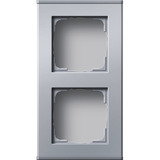 Gira Gehäuse zweifach Aluminium aluminium, Retail