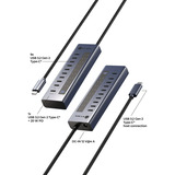 ICY BOX IB-HUB1450-C31, USB-Hub anthrazit