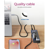 ICY BOX IB-HUB1450-C31, USB-Hub anthrazit