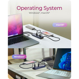 ICY BOX IB-HUB1450-C31, USB-Hub anthrazit