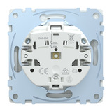 Merten Schutzkontakt-Steckdose mit Klappdeckel weiß, Retail