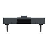 Merten Zentralplatte einfach mit Schriftfeld und Verschlussschieber anthrazit, Retail