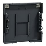 Merten Zentralplatte einfach mit Schriftfeld und Verschlussschieber anthrazit, Retail