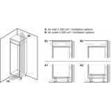 Neff KI1413DD1 N 70, Vollraumkühlschrank 1225 mm Nische