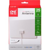 ONE FOR ALL Ultraflache DVB-T2 Zimmerantenne SV9440-5G schwarz/weiß