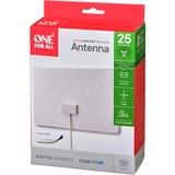 ONE FOR ALL Ultraflache DVB-T2 Zimmerantenne SV9440-5G schwarz/weiß