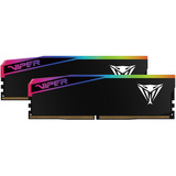 Patriot DIMM 16 GB DDR5-6000 (2x 8 GB) Dual-Kit, Arbeitsspeicher schwarz, VEUR516G6036K, VIPER Elite 5 Ultra RGB, INTEL XMP, AMD EXPO