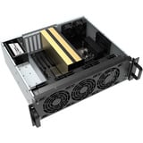 SilverStone RM31 MINI Rackmount Server-Gehäuse, Rack, Server-Gehäuse schwarz, 3 Höheneinheiten