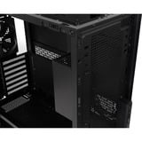 Thermaltake TR300 WS Black, Tower-Gehäuse schwarz/holz, Tempered Glass