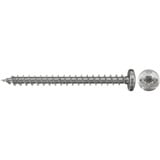fischer Spanplattenschraube PowerFast 3,0x20 Halbrundkopf TX 200 Stück, mit Vollgewinde, Edelstahl A2