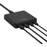 Ansmann USB-Ladegerät Desktop Charger DC465PD schwarz, 65 Watt, PD, Quick Charge 3.0