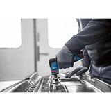 Bosch Professional Akku-Geradschleifer GWG 12V-50 S Professional solo blau/schwarz, ohne Akku und Ladegerät, in L-BOXX
