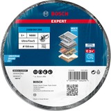 Bosch Professional Expert Vliesscheibe N880 Ultrafein, Ø 150mm, Schleifblatt grau, 5 Stück, für Exzenterschleifer