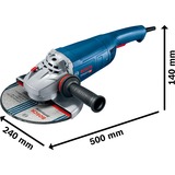 Bosch Winkelschleifer GWS 22-230 P Professional blau, 2.200 Watt