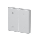 Busch-Jaeger Wippe zwei fach Elektroniktaster aluminium, Retail