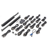 Digitus Modulare HD LCD KVM Konsole mit 17" TFT 16 Port HDMI, KVM-Switch schwarz, deutsches Tastaturlayout, 16 Port HDMI KVM-Switch, Touchpad