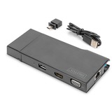 Digitus Universal Travel Docking Station , Dockingstation HDMI, USB, USB-C, VGA, RJ-45, Kartenleser
