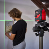 EINHELL Kreuzlinienlaser TC-LL 2 G schwarz/rot, grüne Laserlinien