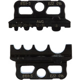 GEDORE Crimpeinsatz-Set für unisolierte Quetschverbinder (8151-3), Crimpzange für Presszange CrimpMax-Flex Professional 8151